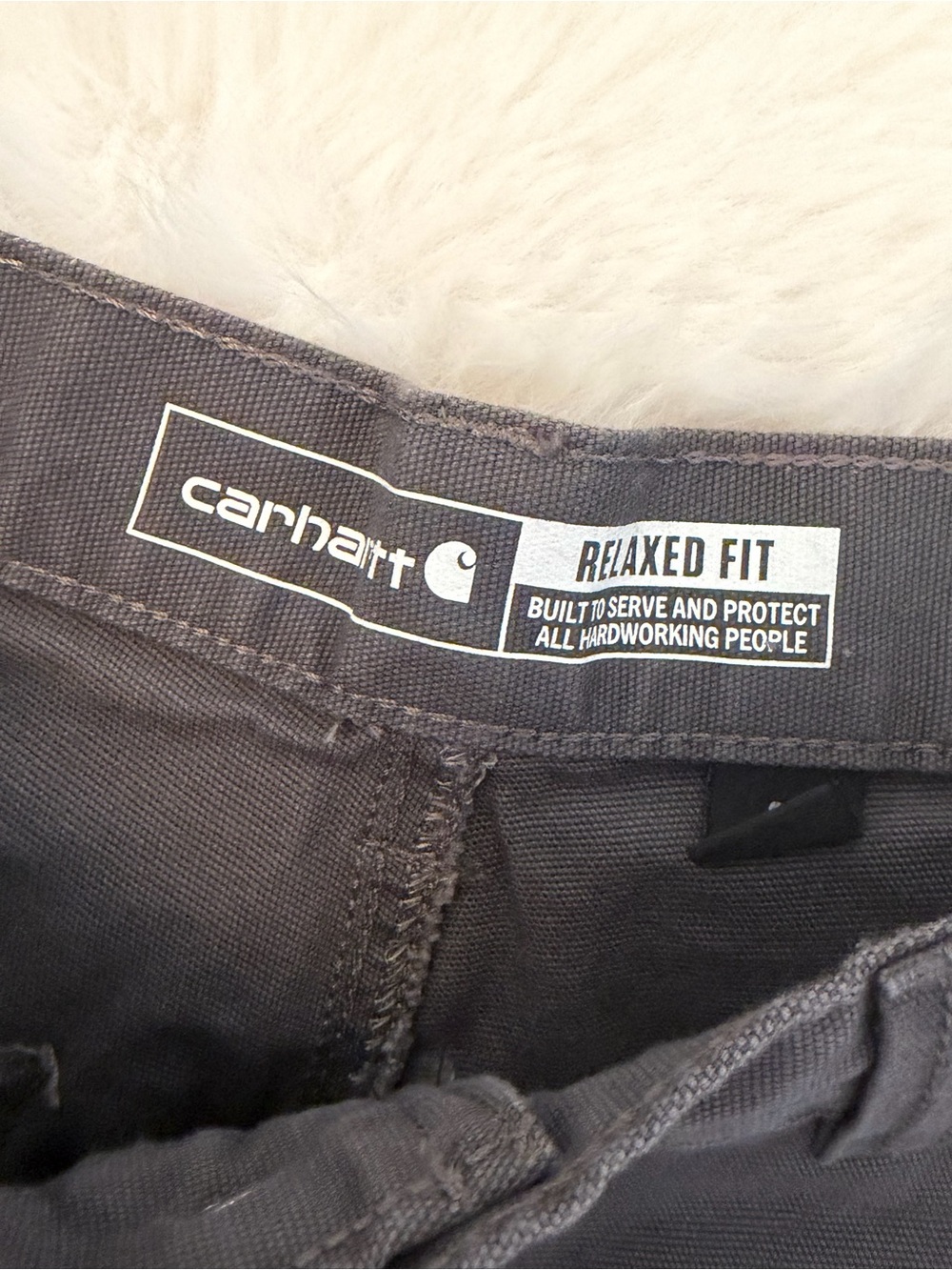 Carhartt Dark Gray Utility Relaxed Fit Men’s Rugged Flex Shorts - Picture 4 of 11